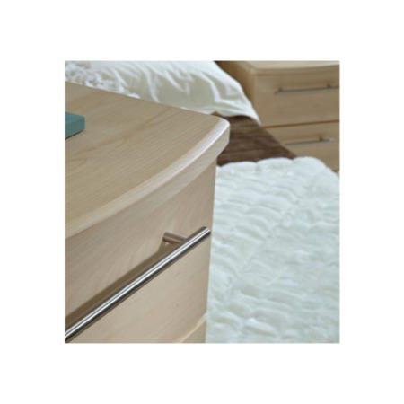 Welcome Furniture Loxley 3+3 Drawer Wide Chest in Maple