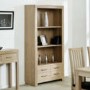 Zone Safara Solid Wood 4 Drawer 2 Shelf Bookcase