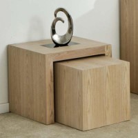 Zone Safara Solid Wood Nest of Tables