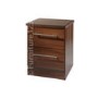 Welcome Furniture Loxley 2 Drawer Bedside Table in Walnut