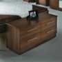 Welcome Furniture Loxley 2+2 Drawer Wide Chest in Walnut
