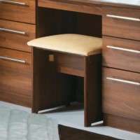 Welcome Furniture Loxley Dressing Table Stool in Walnut