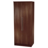 Welcome Furniture Loxley 2 Door Wardrobe in Walnut