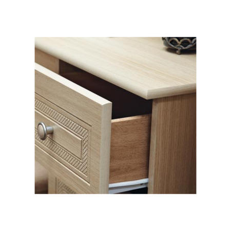Welcome Furniture Eske 4 Drawer Midi Chest in Light Oak