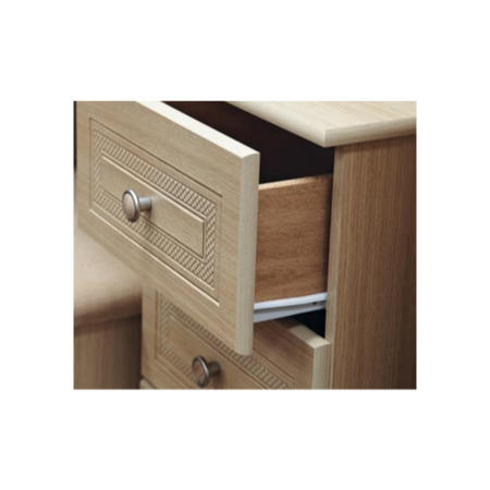 Welcome Furniture Eske 5 Drawer Chest in Light Oak