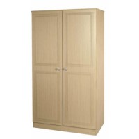 Welcome Furniture Eske Wide 2 Door Wardrobe in Light Oak