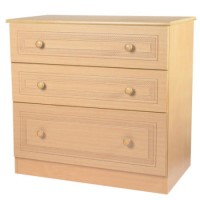 Welcome Furniture Eske 3 Drawer Deep Chest in Beech