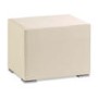 Hasena Caro White Leather Footstool