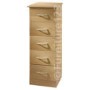 Welcome Furniture Stratford 5 Drawer Narrow Chest in Light Oak
