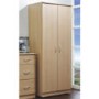 Welcome Furniture Stratford 2 Door Wardrobe in Light Oak