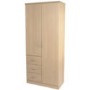 Welcome Furniture Stratford 2 Door 3 Drawer Wardrobe in Light Oak