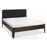 Bentley Designs Domino Walnut Bed Frame - double 
