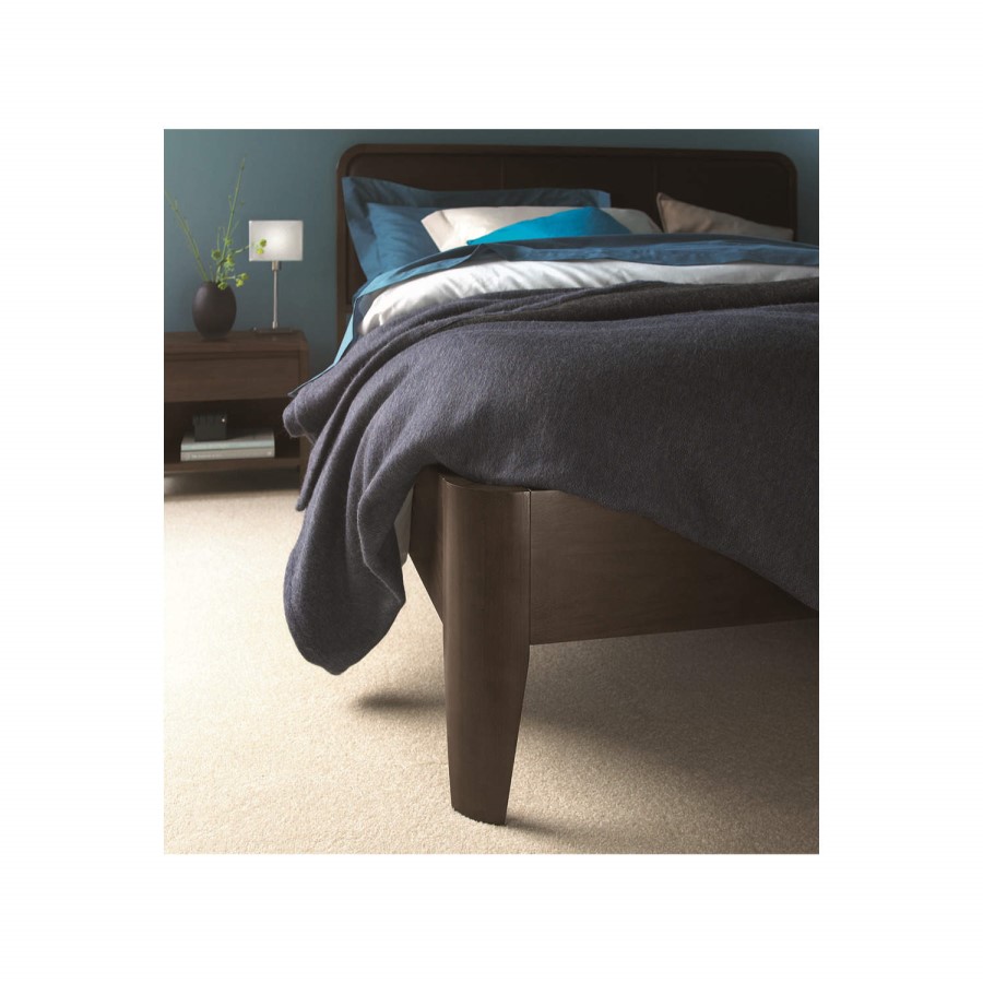 Bentley Designs Domino Walnut Bed Frame - double 