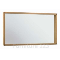 Domino Solid Oak Wall Mirror