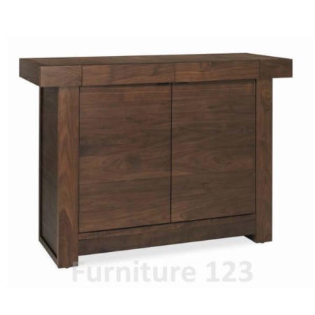 Bentley Designs Akita Walnut 2 Door 2 Drawer Sideboard - Furniture123