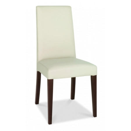 Bentley Designs Akita Walnut Extending Dining Set with 6 Ivory Chairs