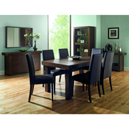 GRADE A2 - Bentley Designs Akita 4-6 Seater Extending Dining Table In Walnut 