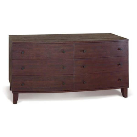 Sullivan Solid Dark Oak 6 Drawer Wide Dresser