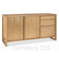 Studio Solid Oak 2 Door 3 Drawer Sideboard
