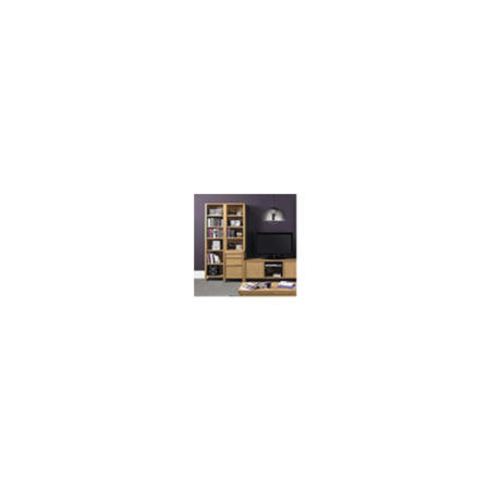 Studio Solid Oak 6 Shelf Bookcase