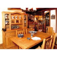 Paise Solid Pine Dining Room Set - 