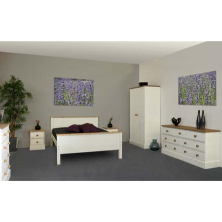 Steens Balmoral White 6 Piece Bedroom Furniture Set