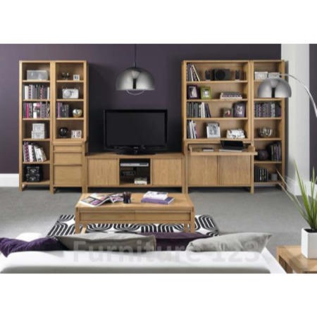Studio Solid Oak Living Room Furniture Set | Furniture123