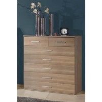 Milan Maple 5+2 Drawer Chest - 