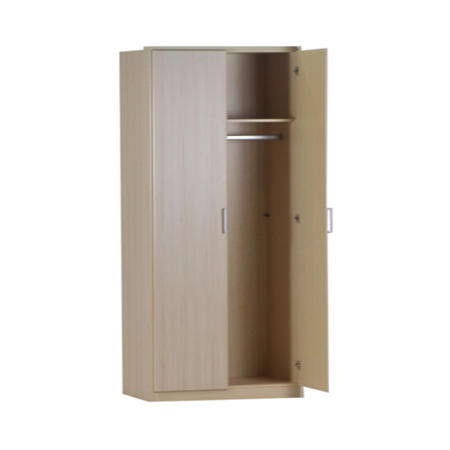 Milan Beech 2 Door Wardrobe - 