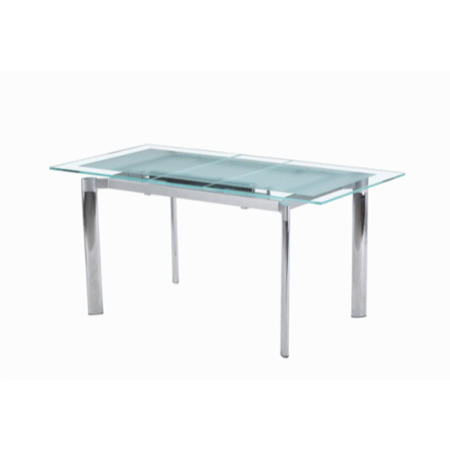 Furniture Link Geo Frosted Glass Dining Table