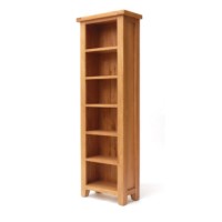 Furniture Link Hampshire Oak Slim Bookcase