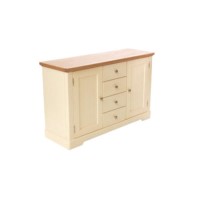 Malibu Oak and Cream Large Sideboard