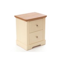 Malibu Oak and Cream Bedside Table