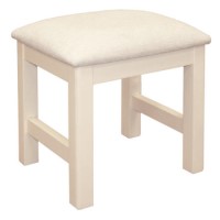Malibu Oak and Cream Dressing Table Stool