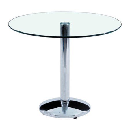 Furniture Link Orbit Clear Glass Dining Table