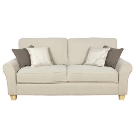 Furniture Link Somerset 3 Seater Sofa in Beige - Furniture123