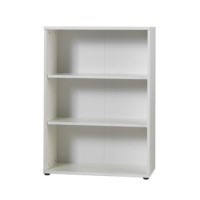 Teknik Office Mura White Short Bookcase 