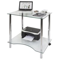 Teknik Office Crystal Glass Workstation 