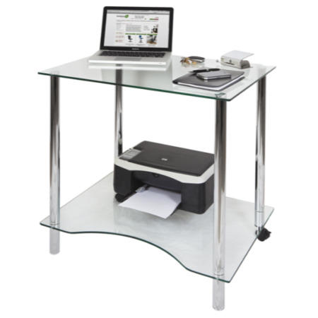 Teknik Office Crystal Glass Workstation 