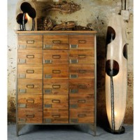 GRADE A1 - Industrial 18 Drawer Apothecary Chest