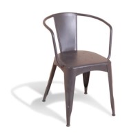 Signature North Industrial Navy Chair in Grey