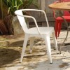 Signature North Industrial Chair in Chippy White