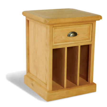 Savoy Oak 1 Drawer Side Table