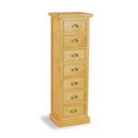 Savoy Oak 7 Drawer Tallboy