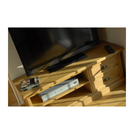 Savoy Oak Wide TV Cabinet 