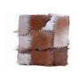 Signature North Bazaar Rawhide Patchwork Storage Stool