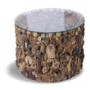 Driftwood Drum Round Lamp Table