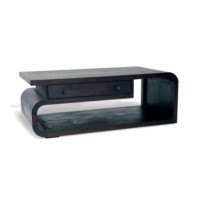 Signature North Retro Dark Oak Coffee Table with Drawer