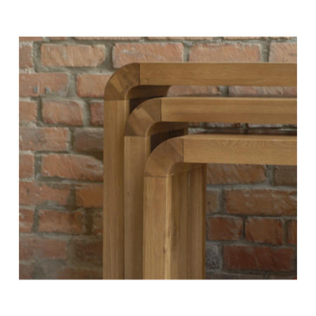 Ellipse Oiled Oak CD Rack