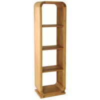 GRADE A2 - Oceans Apart Beverly Oiled Oak Open Back Shelf Unit